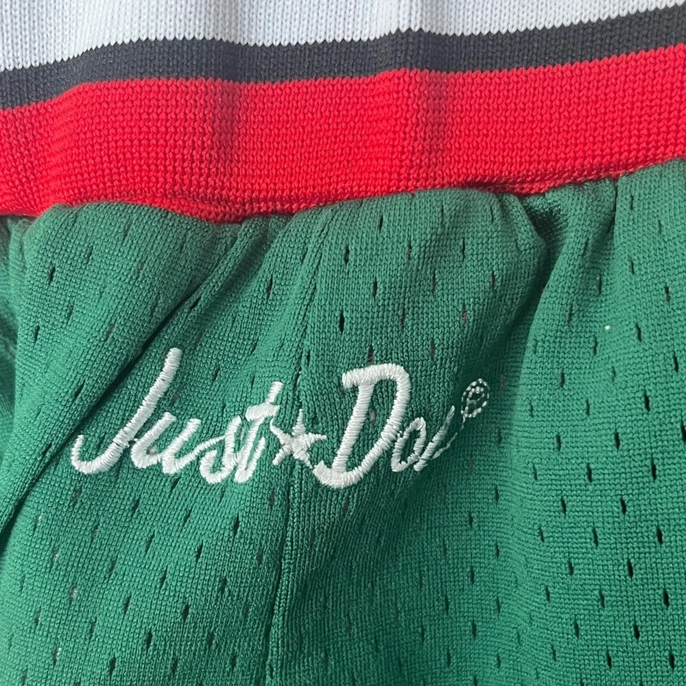 Just Don Chicago Bulls Green 2008-2009 Shorts XXL